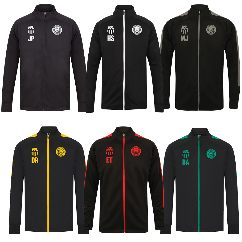 Tracksuit Top Colour Options 1 BLK